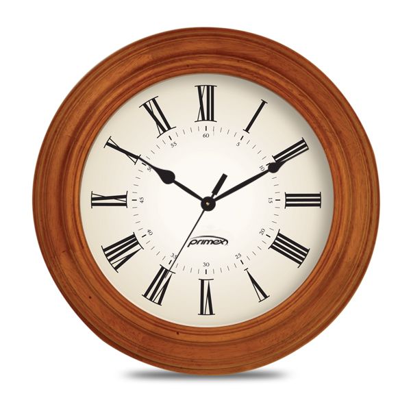 Bluetooth Analog Clock - Wood Frame, 240V