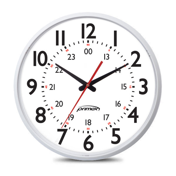 WiFi Analog Clock - Plastic Frame, Battery Powered – Primex Sync